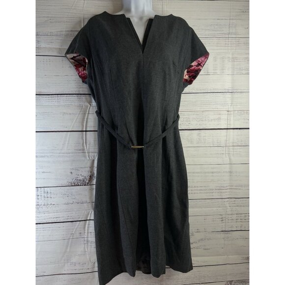 Ted Baker London Wool Sheath Dress 5 (12 US)  Sleeveless with Blazer Set Career - Picture 1 of 16